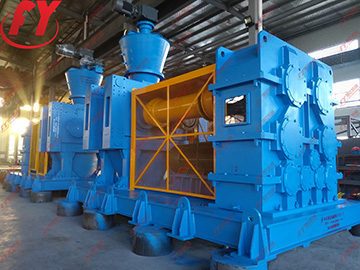 DH1050對輥擠壓造粒設備主機即將發往國外